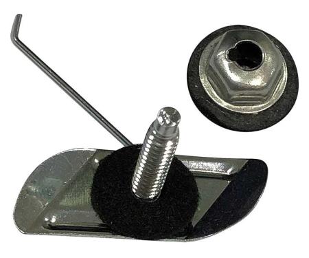 1962-66 Chevrolet, GMC Pickup Truck, Side Molding Clip, with Nut and Seal, Upper, Short or Long Bed, OE-Style, Each