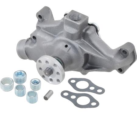 1955-72 Chevrolet Passenger Car, Chevrolet, GMC Truck, Engine Water Pump, 265, 283, 307, 327, 350 V8, Single Outlet, 4-Hole Hub