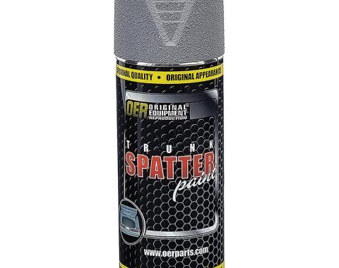 Trunk Spatter Paint, Gray / White, Aerosol Can, Net Weight 11 oz.