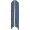 1967-68 Ford Mustang, Windshield Pillar Pads, Blue