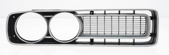 OER 1971 Charger Front Grill RH Black/Silver 3442378