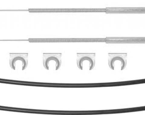 OER 1970-81 Camaro / Firebird Without AC Kick Panel Cable Set K4011