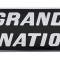 1984-87 Buick, "Grand National" Fender & Trunk Emblem, Peel & Stick, Each, GM Licensed