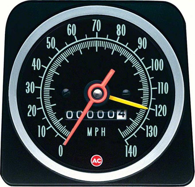 1969 Camaro COPO, Speedometer, 140 MPH, with Speed Warning