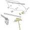 1970-72 Chevrolet Chevelle, Buick GS, GS455, Skylark, Oldsmobile Cutlass, Cutlass Supreme, 442, Door Glass Track, Window Guide and Hardware Kit, 2-Door Hardtop or Convertible, RH, Replaces GM#'s, 8789941, 8768471, 9812756