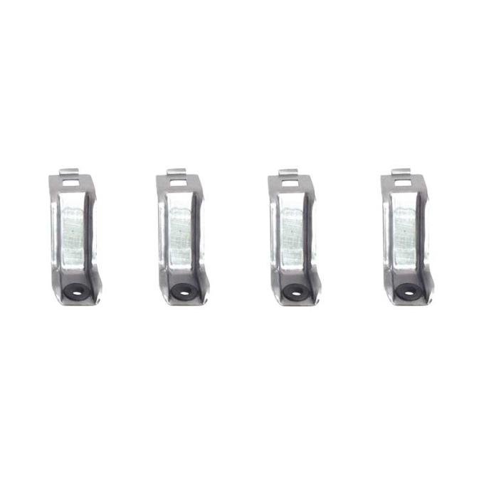 1967-68 Firebird, Lower Grill Support Bracket Set, 4 Piece Set