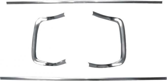 OER 1968 Dodge Charger 4 Piece Grill Molding Set MB2172
