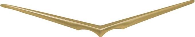 OER 1957 Bel Air V8 Gold Trunk Vee Emblem TF300034