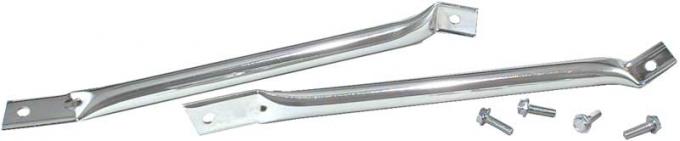 OER 1967-69 Camaro / Firebird Chrome Fender to Radiator Support Bars T9175