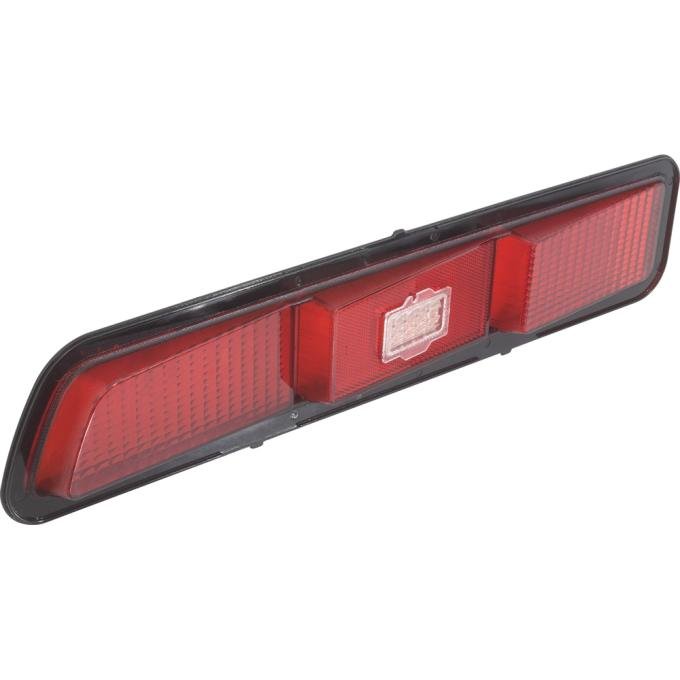 1969 Camaro, Tail Light Lens, Standard, SS, Z28, except RS, RH Passenger Side, GM Licensed