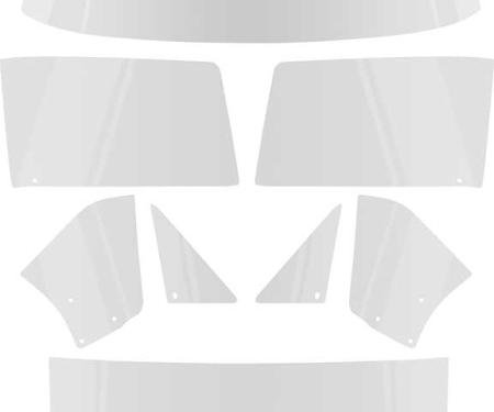 1967 Camaro / Firebird Coupe, 8 Piece Glass Kit, Clear