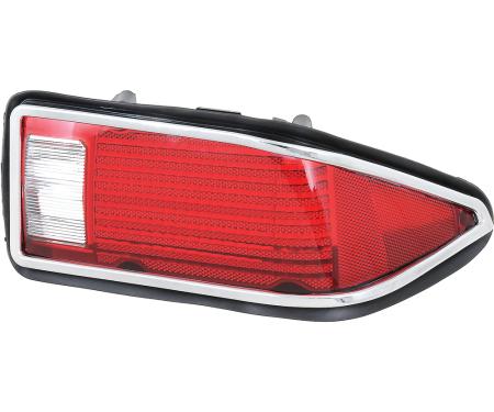 1974-77 Camaro, Tail Light Lens, with Back-Up Lens, RH Passenger Side