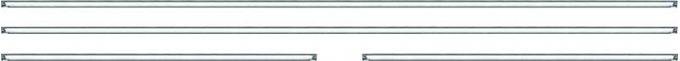 OER 1969 Camaro / Firebird Standard Interior Door Panel Molding Set Coupe - 4 Piece R1104