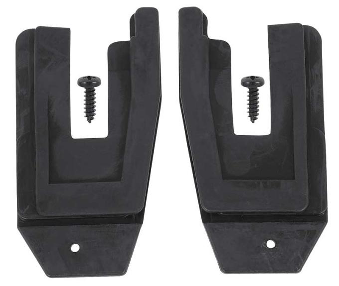 OER 1961-64 Impala, 1961-62 Bel Air, U Shape Door Jamb Rubber Seals, with Screws, Pair K2016