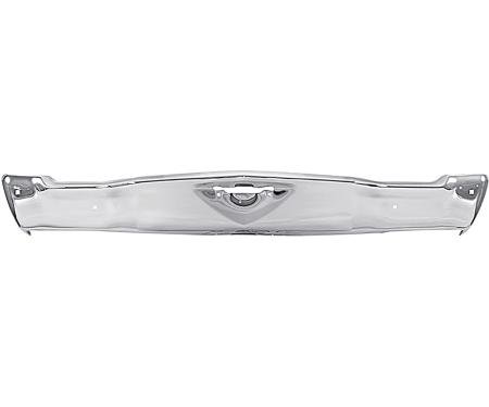 1971-72 Chevelle, Malibu, Front Bumper, Stamped Steel, Chrome Plated
