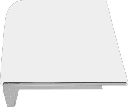 1967-1972 Chevrolet and GMC, Truck, Blazer, Jimmy, Door Glass Assembly, Clear, Includes Glass Setting Channel, RH