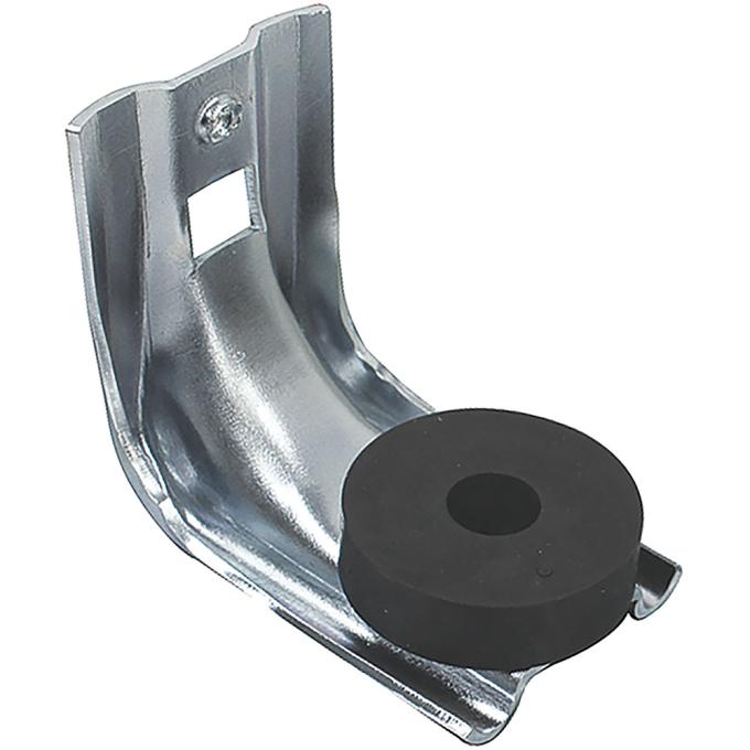 OER 1970-72 Chevelle, El Camino, Monte Carlo, GTO, Grand Prix, Skylark, LeMans, Cutlass, 442, Door Glass Channel Lower Support Bracket with Bumper, 2-Door Models, LH or RH, Each 9815294