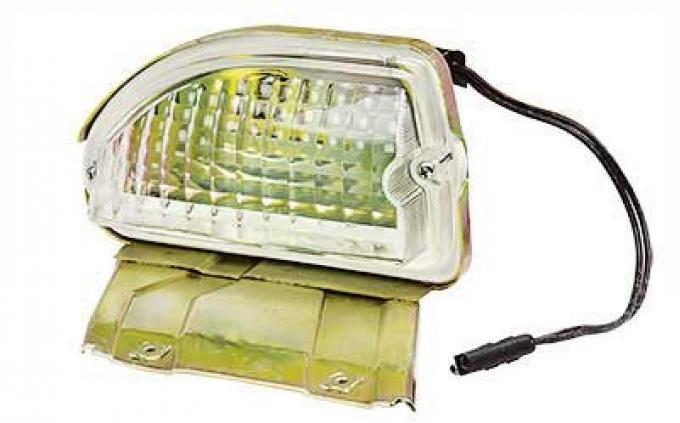 Redline Restomotive® 1970 Ford  Mustang (Except Shelby) Left Hand Parking Lamp Assembly with Clear Lens
