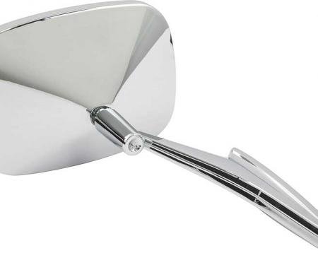 OER 1968-72 Outer Door Mirror with Rib Design, Passenger Side RH 3914754