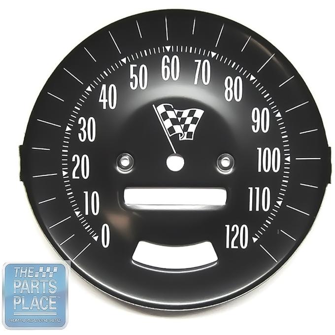 1965 GTO, LeMans, Speedometer Face, Steel, Rally Gauges
