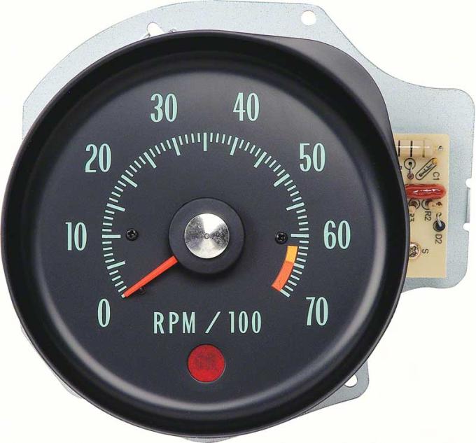 OER 1970 Chevelle SS, Monte Carlo, Tachometer, 6500 RPM Redline, GM Licensed 6469983
