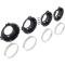 OER 1958-1966 Bel Air, Impala, 1958-72 Chevy, GMC Truck , Headlamp Mounting Bucket & Trim Ring Set, 2 Tab, 8 Piece Set 14014