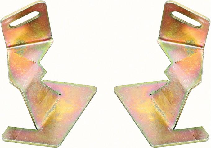 OER 1968-74 Nova, Omega, Apollo, Ventura, Lower Corner Windshield Molding Retainer Clips, Pair K692