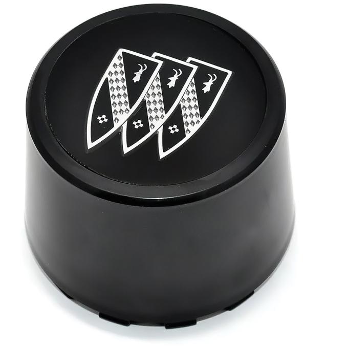 OER 1984-87 Buick Regal, T-Type, Grand National, Center Hub Cap, Black With Buick Tri-Shield Insert 25518704