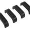 1967-72 Chevrolet, GMC Truck, Upper and Lower Radiator Mount Cushions, with 2 or 3 Row Radiator, w/o AC
