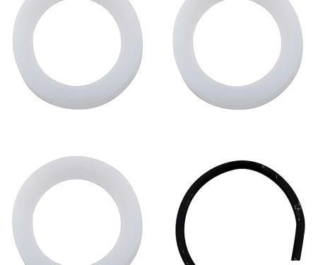 OER 1958-88 Chevrolet, Buick, Oldsmobile Pontiac, Clutch Bell Crank (Z-Bar) Pivot Stud Nylon Seat & Retainer Set, 4 Piece 748742