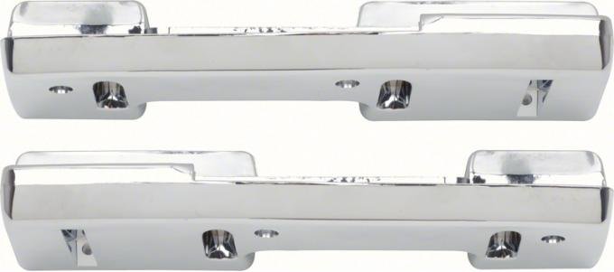 OER 1965-67 Nova Chrome Rear Arm Rest Bases - Pair *K6682