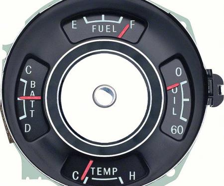 OER 1965 Chevy II / Nova SS 4 Gauge Instrument Gauge Cluster 2196565