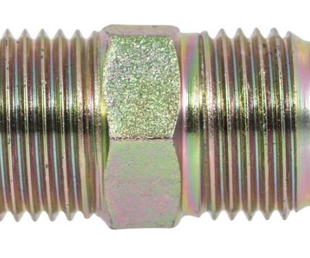 OER 1960-77 GM, Chrysler, Dodge, Plymouth, Power Steering Fitting, with Saginaw PS Pump, Cad Plated, Various Models 1253580