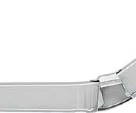 1966-67 Chevy II, Nova, Rear Frame Rail, with Silver Weld Thru Coating, Drivers Side