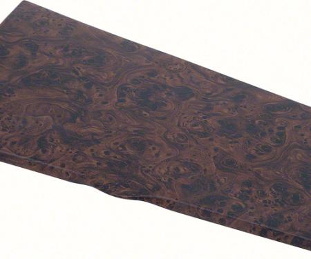 1968-69 Firebird, Console Lid, Burlwood, Die-Cast Reproduction