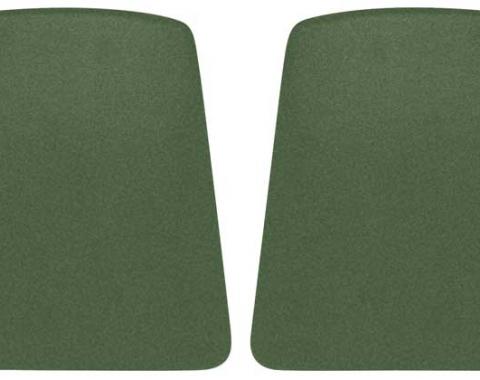 OER 1969-70 Camaro / Firebird Dark Green Bucket Seat Back Panels K1061