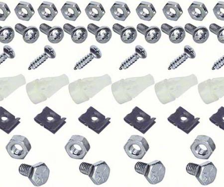 OER 1967-68 Camaro Front Grill Hardware Installation Kit - 66 Piece - Standard or RS K559