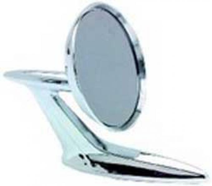 OER 1959-60 Impala, Bel Air, Biscayne, Outer Door Mirror, Chrome, with Hardware B9062