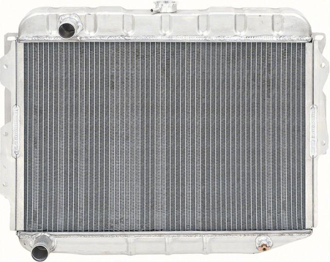 1966-69 Mopar B-Body Small Block V8 With Std Trans 26" Wide 2 Row Aluminum Desert Cooler Radiator