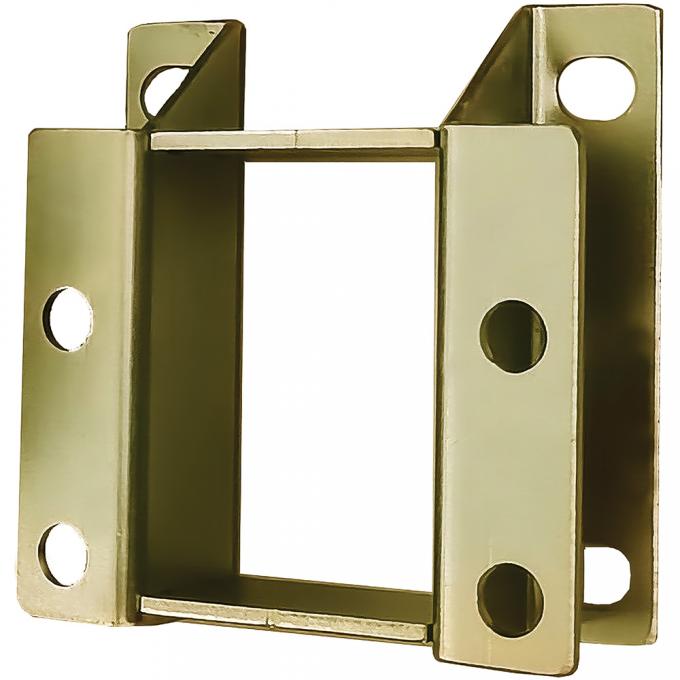 OER Power Brake Booster Bracket, For Flat Firewall Mounting, Fits Boosters With 3-3/8" Square Bolt Pattern, Gold Zinc Plated 154829A