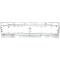 1973-77 Ford F-100,F-150,F-250,F-350 Pickup Truck, Front Grille Shell, Chromed Aluminum