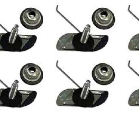 1962-66 Chevrolet, GMC Pickup, Fender Molding Clip, OE Style, 12 Piece Set