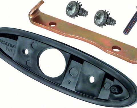 OER 1970-81 Camaro / Firebird, 1970-74 Nova Bullet Mirror Mounting Kit, RH *R312