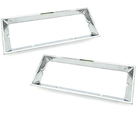 1981-86 Chevrolet Monte Carlo, Bezel, Headlamp, Chrome, Pair
