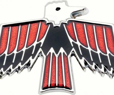 OER 1967 Pontiac Firebird, Fuel Door Emblem, with Hardware, GM Licensed 9789710