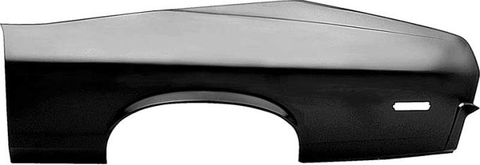 OER 1973-74 Nova, Ventura, Apollo, Omega, Rear Quarter Panel Skin, 2 Door, LH Driver Side 1668053