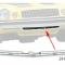 OER 1974-77 Chevy Camaro, Standard Front Lower Grill, Silver 341002