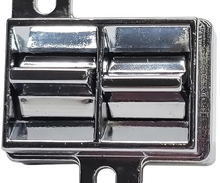 OER 1973-78 Grand Prix, Toronado, Riviera, Power Window Switch, 2 Button, Chrome 9843442