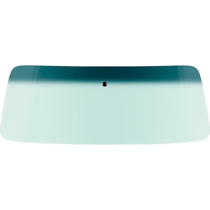 1973-91 Chevy, GMC Pickup, Blazer, Jimmy, Suburban, Front Windshield Glass, w/o Antenna, Light Green Tint, with Blue/Green Upper Shaded Band