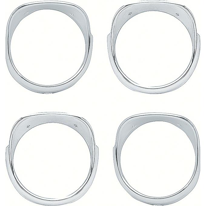 OER 1965 Impala, Bel Air, Biscayne, Headlight Bezel Set, 4 Piece Set, K512